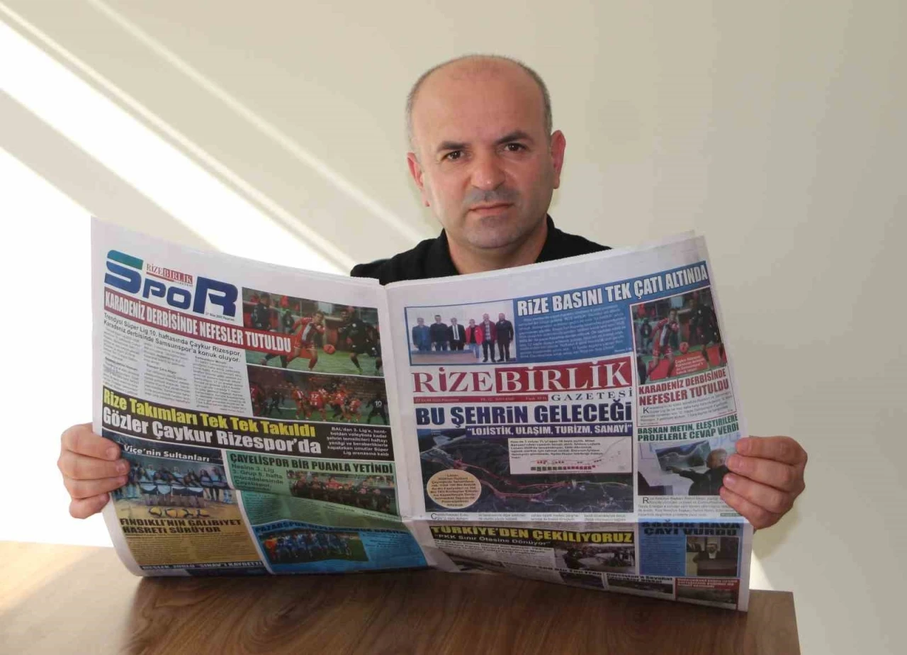 Rize’de yazılı basın tek çatıda birleşti