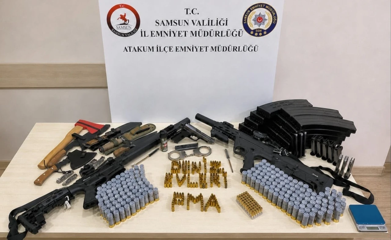 Ruhsatsız silah ve m&uuml;himmat ele ge&ccedil;irildi

