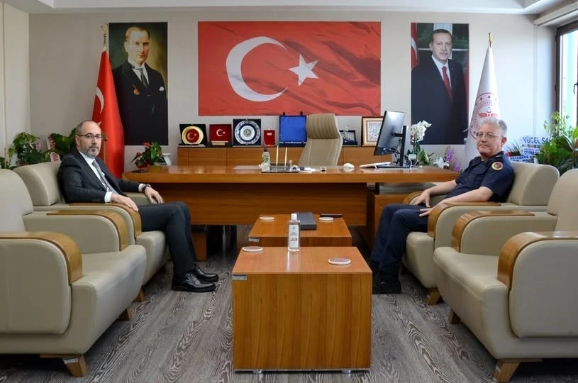 Sağlık Müdürü Öztürk’e hayırlı olsun ziyareti
