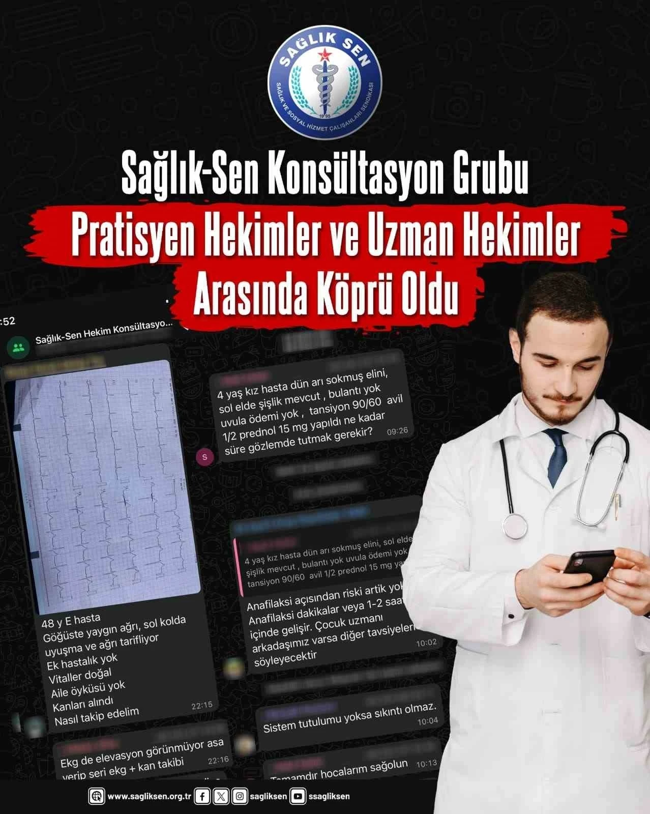 Sağlık-Sen Kons&uuml;ltasyon Grubu, pratisyen hekimler ve uzman hekimler arasında k&ouml;pr&uuml; oldu
