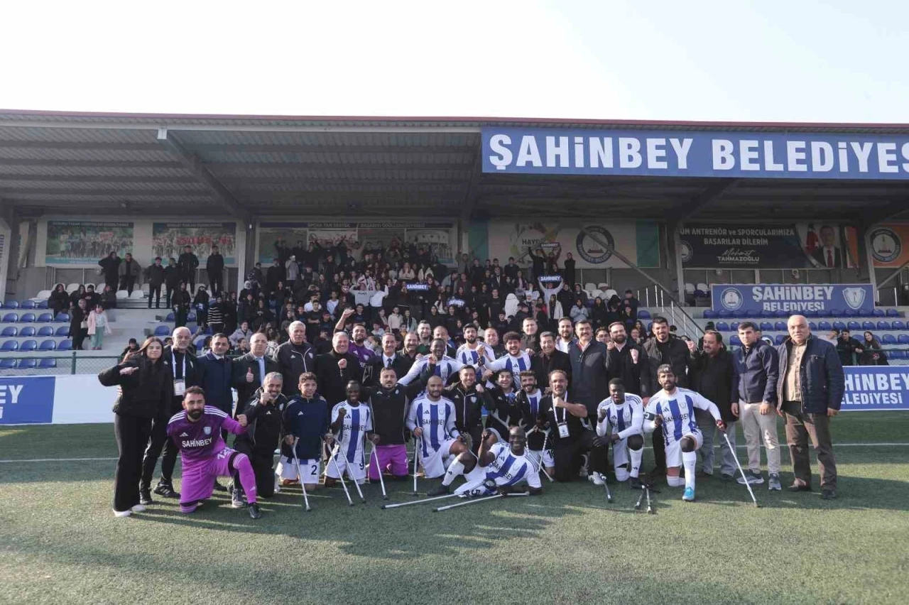 Şahinbey Ampute&rsquo;den 2-1&rsquo;lik galibiyet
