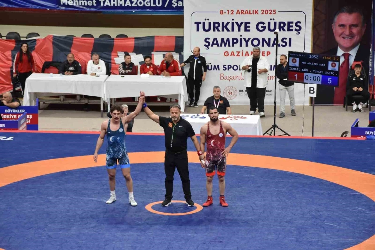 Şahinbey Belediyesi’nin ev sahipliğini yaptığı Türkiye Güreş Şampiyonası sona erdi
