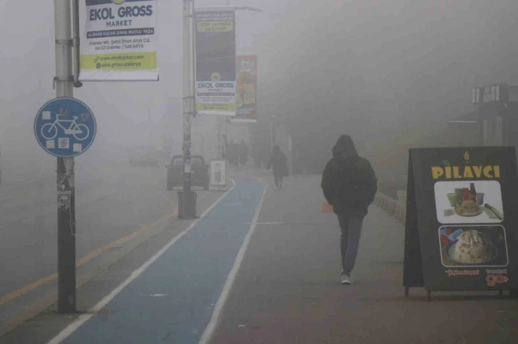 Sakarya&rsquo;da sis etkili oluyor
