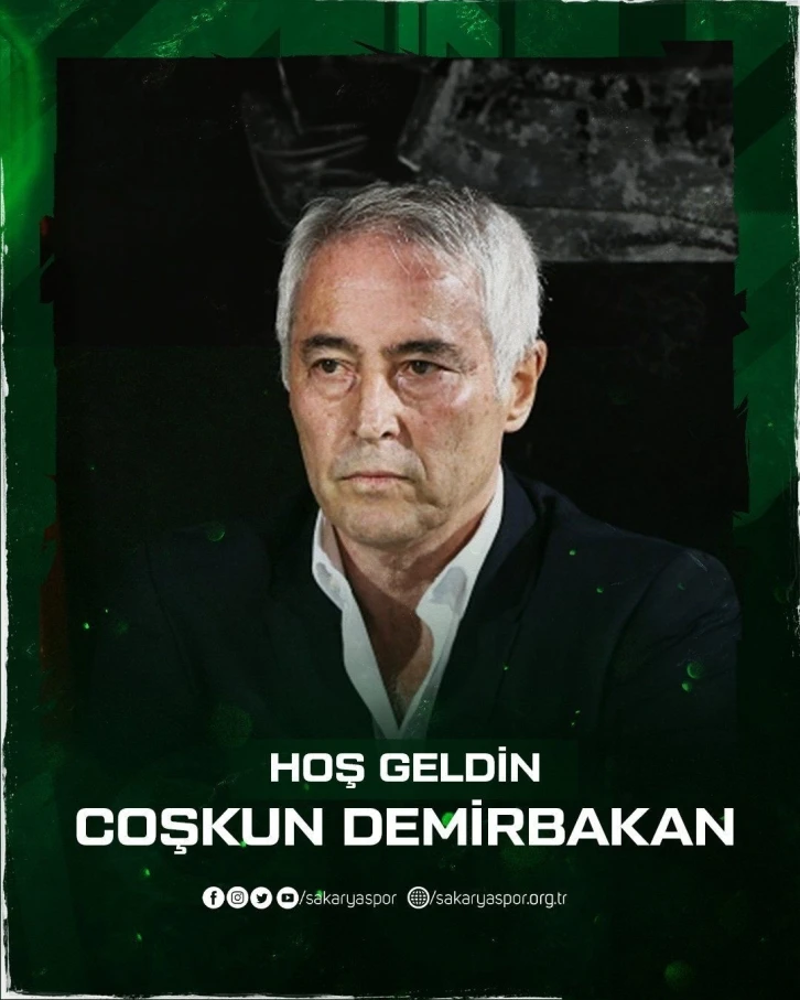 Sakaryaspor, Coşkun Demirbakan ile anlaştı
