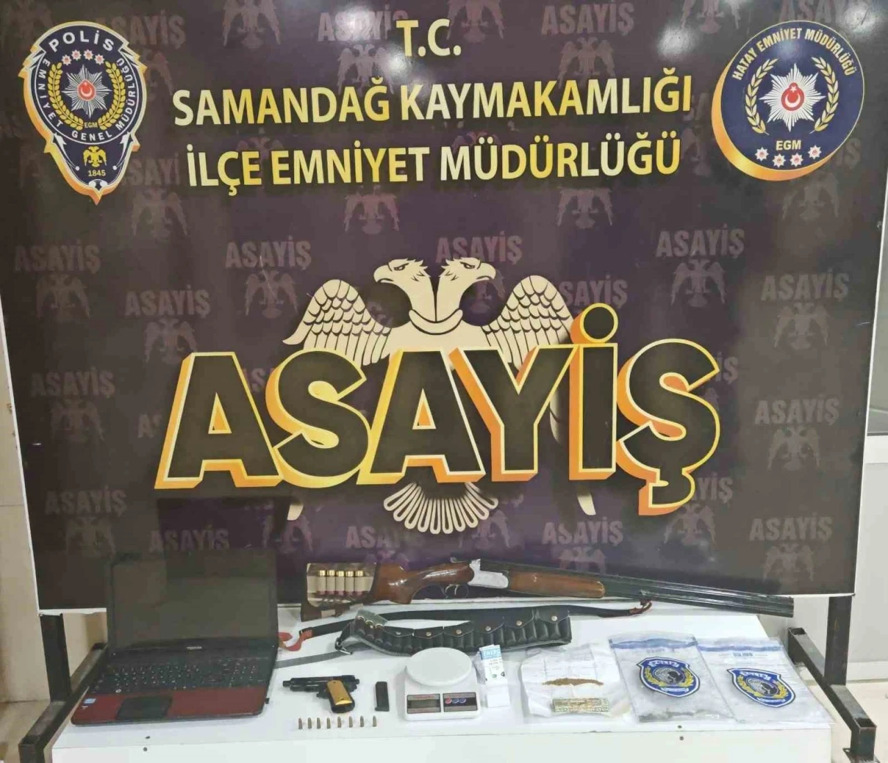 Samandağ&rsquo;da asayiş operasyonu; 1 tutuklama
