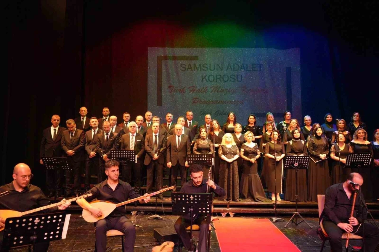 Samsun Adalet Korosu&rsquo;ndan t&uuml;rk&uuml; ş&ouml;leni
