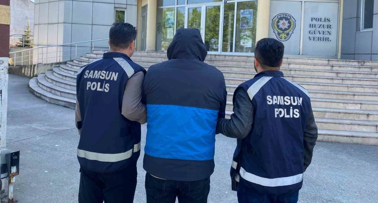 Samsun’da 18 yıl 9 ay hapis cezası bulunan şahıs yakalandı
