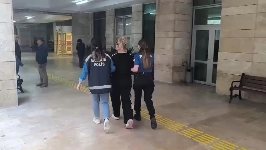 Samsun’da 23 yıl 2 ay 17 gün hapis cezası bulunan kadın yakalandı