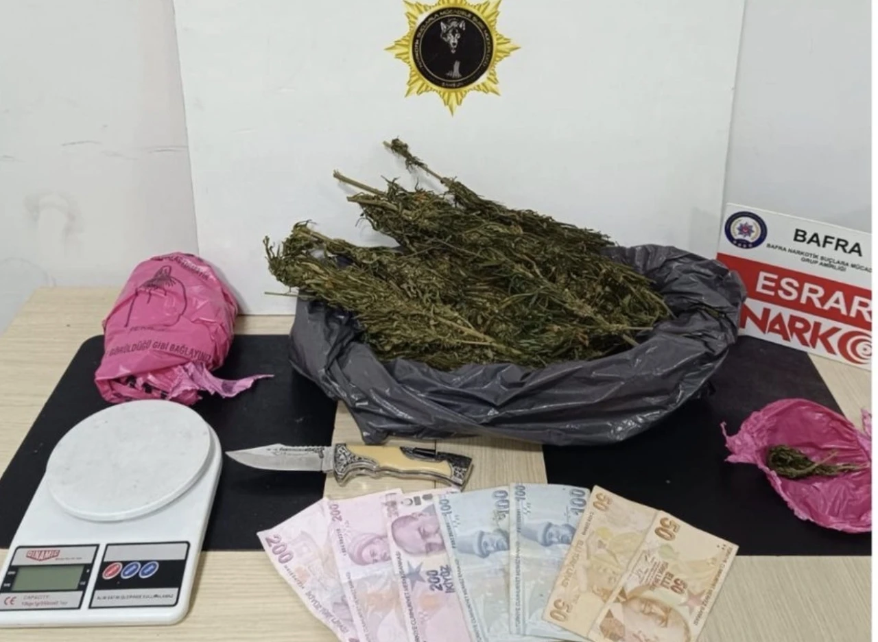 Samsun&rsquo;da d&ouml;rt il&ccedil;ede uyuşturucu operasyonu: 5 g&ouml;zaltı
