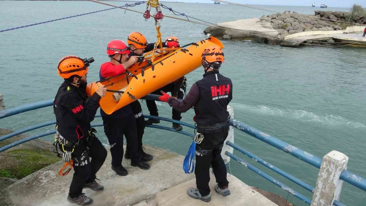 Samsun’da ekipler afet hazırlığını test etti