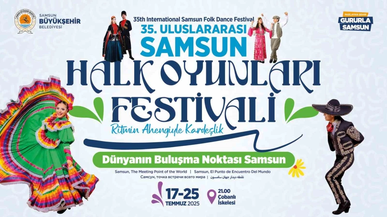 Samsun’da halk oyunları rüzgarı esecek
