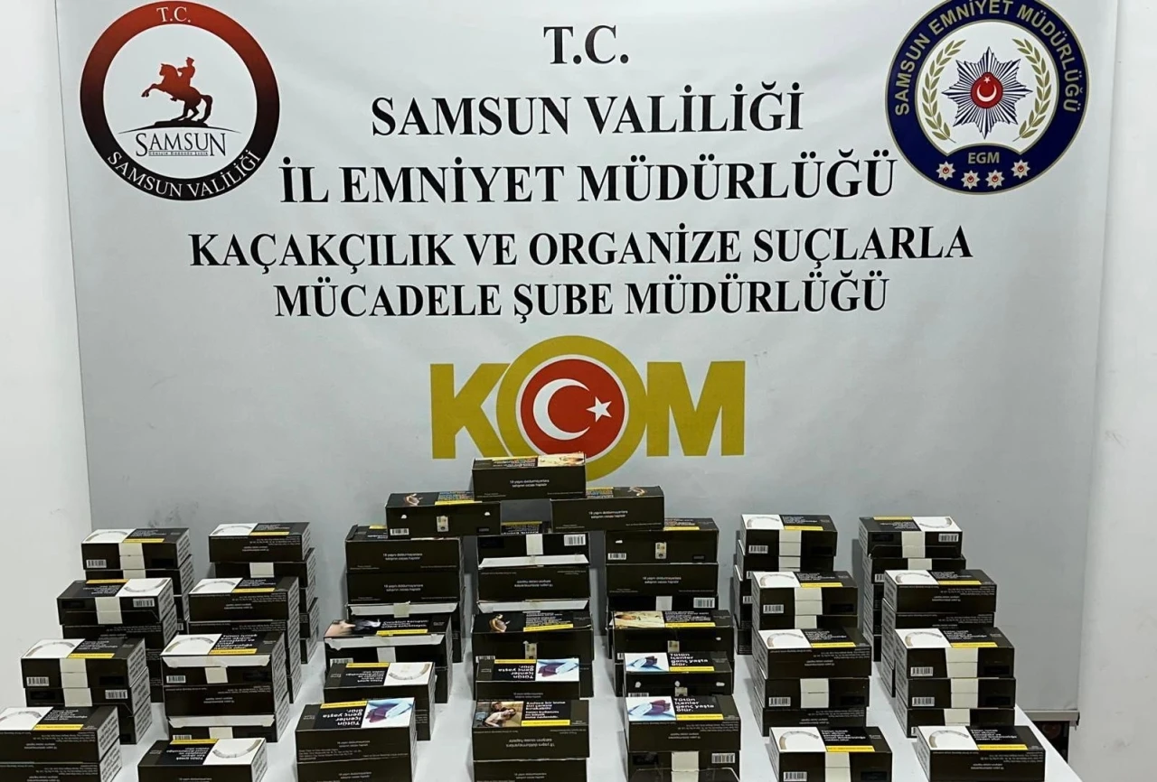 Samsun’da kaçak makaron operasyonu: 18 bin adet makaron ele geçirildi
