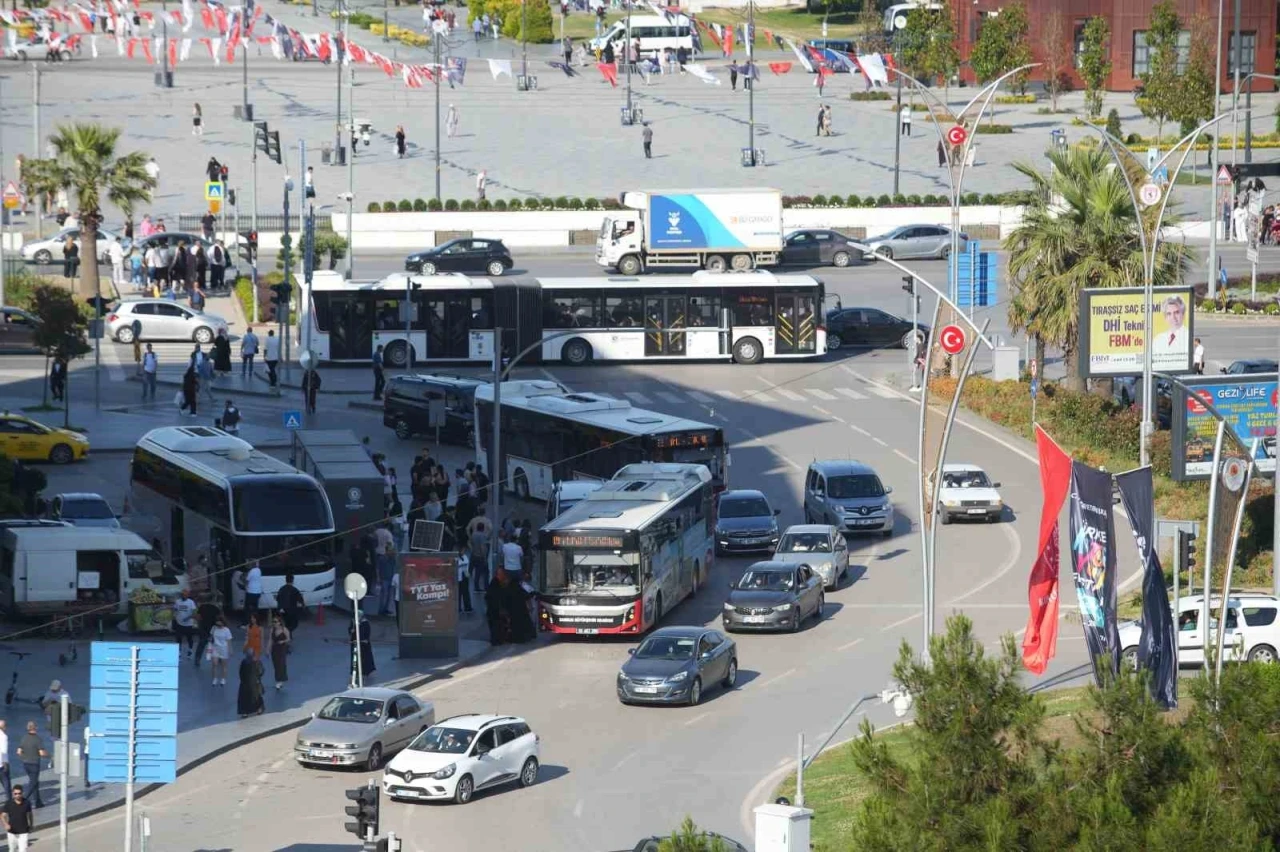 Samsun&rsquo;da motorlu kara taşıtları bir yılda 37 bin arttı
