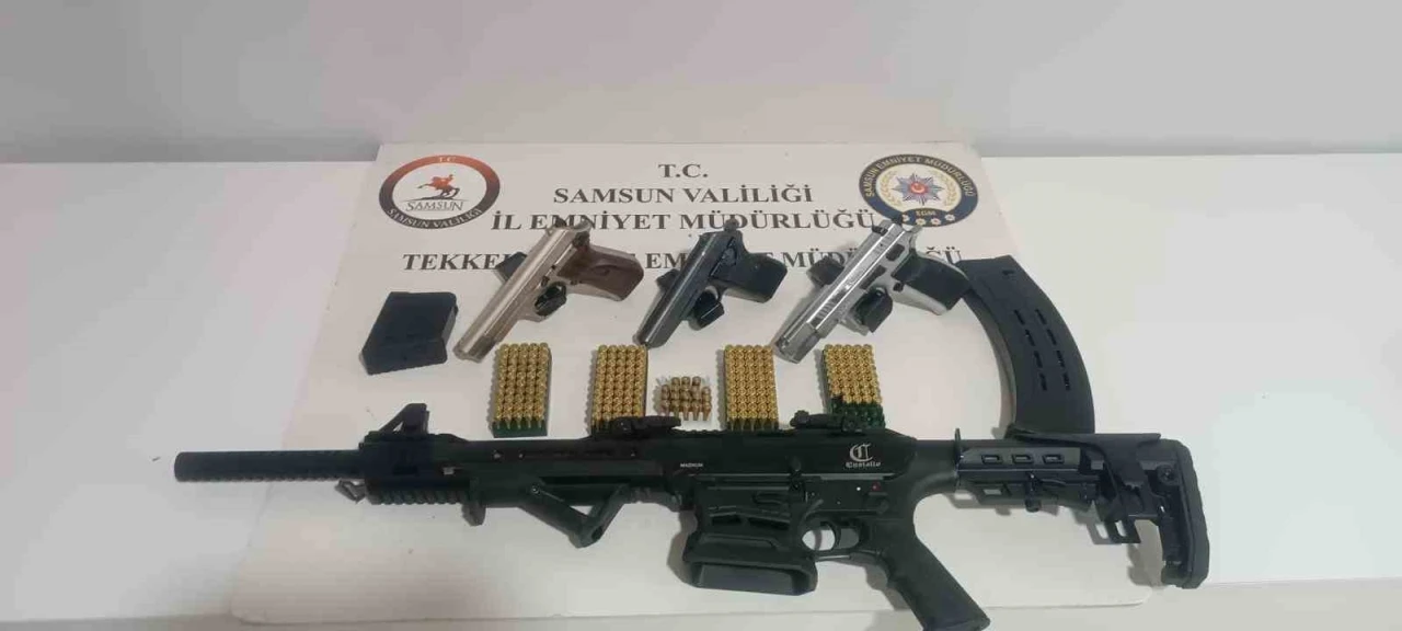 Samsun&rsquo;da ruhsatsız silah operasyonu
