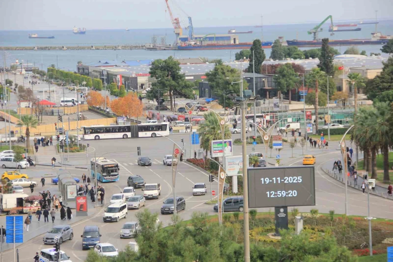 Samsun’da taşıt sayısı bir yılda 40 bin arttı
