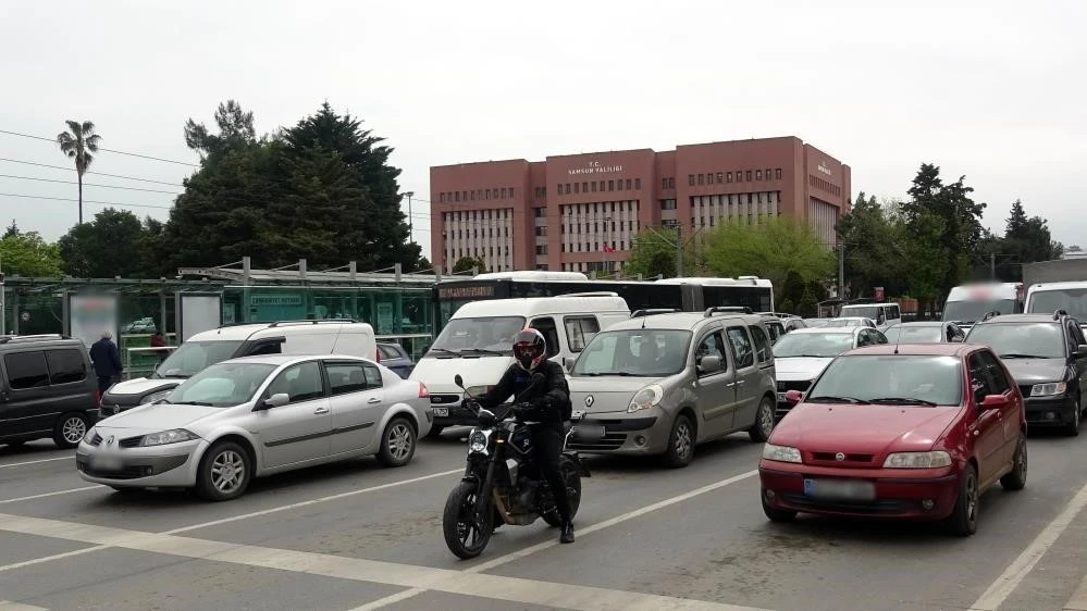 Samsun’da trafiğe kayıtlı araç sayısı 511 bin 657 oldu
