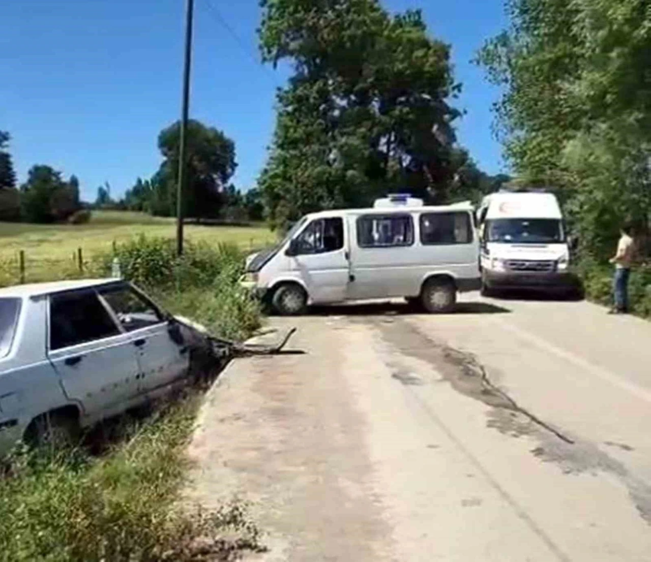 Samsun’da trafik kazası: 5 yaralı
