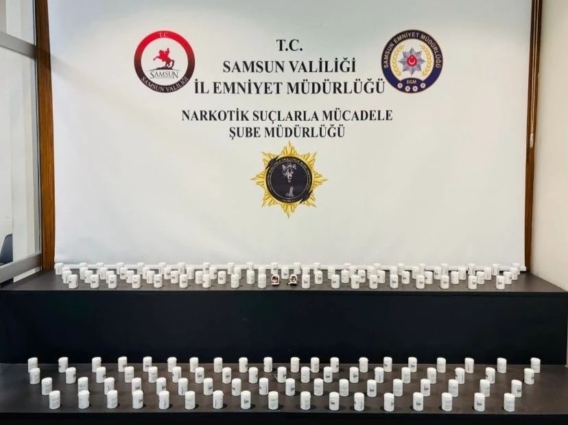 Samsun&rsquo;da uyuşturucu hap ele ge&ccedil;irildi: 4 g&ouml;zaltı
