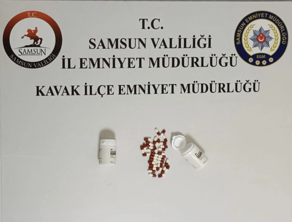 Samsun’da uyuşturucu hapla yakalanan şüpheli tutuklandı
