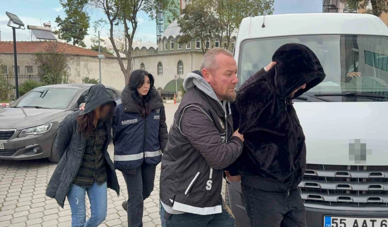 Samsun’da uyuşturucu operasyonları: 1’i kadın 2 gözaltı
