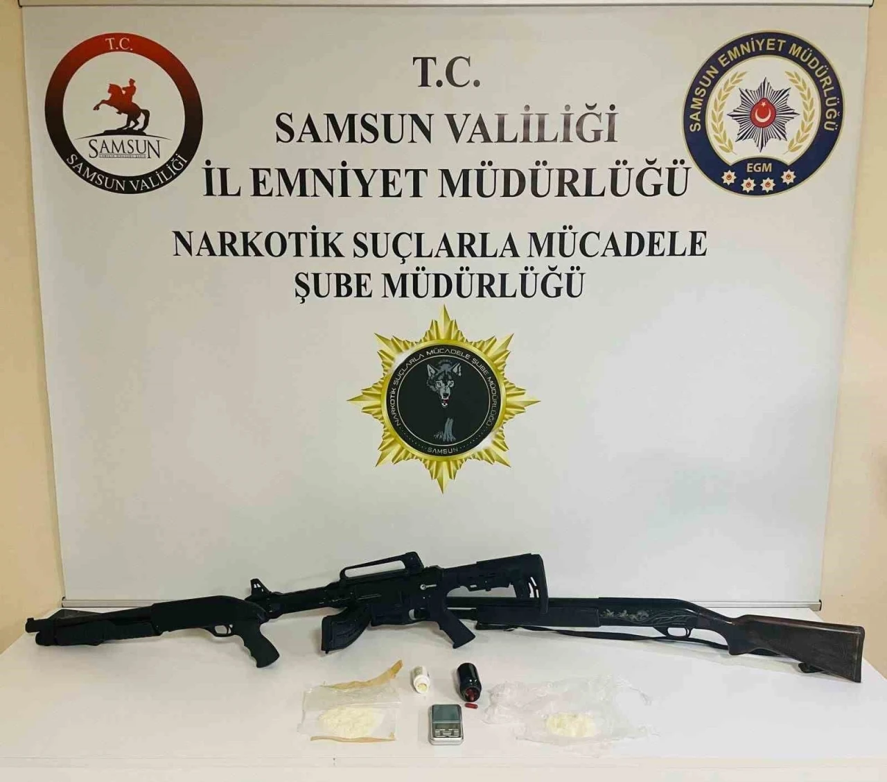 Samsun’da uyuşturucu operasyonları: 2 gözaltı