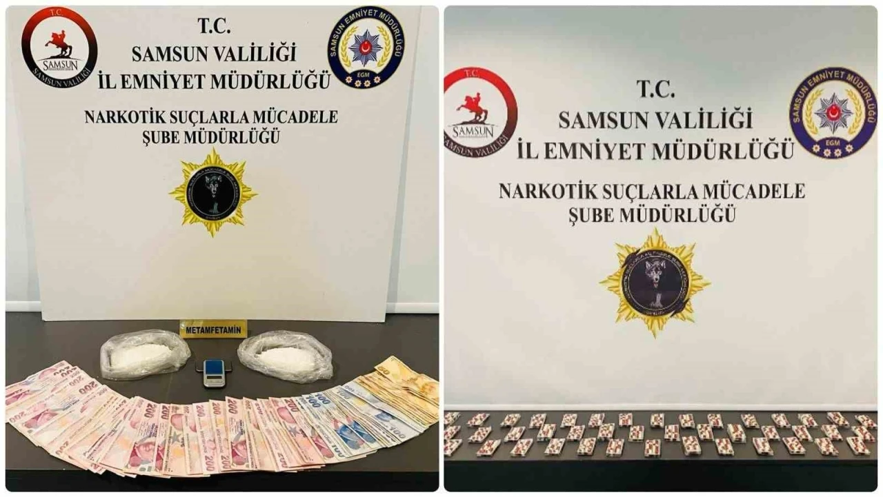 Samsun’da uyuşturucu operasyonu: 4 gözaltı
