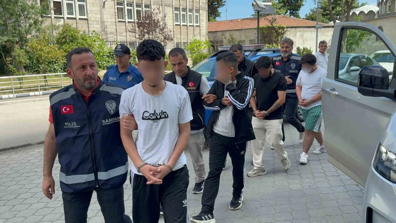 Samsun&rsquo;da uyuşturucu ticaretinden 4 kişi adliyeye sevk edildi
