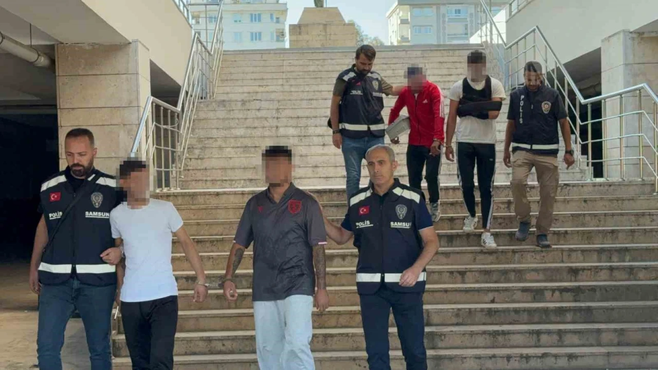 Samsun’da uyuşturucu ticaretinden 4 kişi tutuklandı
