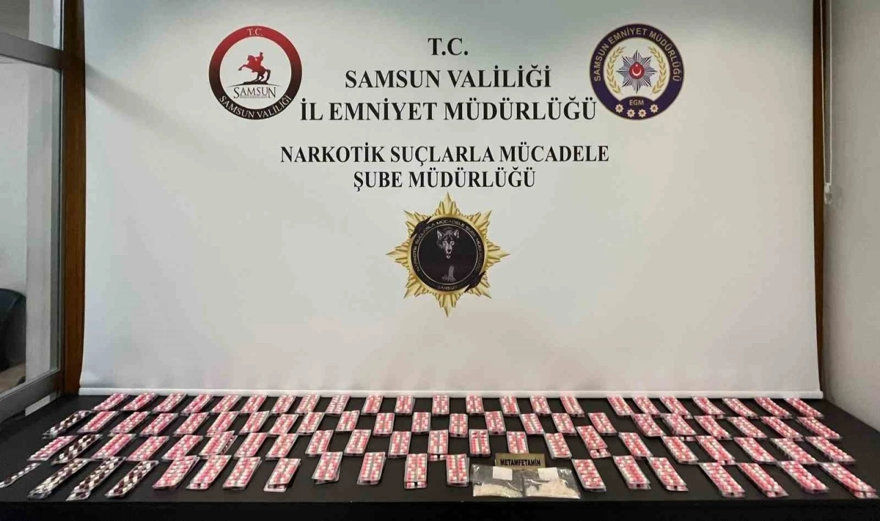 Samsun’da uyuşturucuyla yakalanan 3 kişi gözaltına alındı