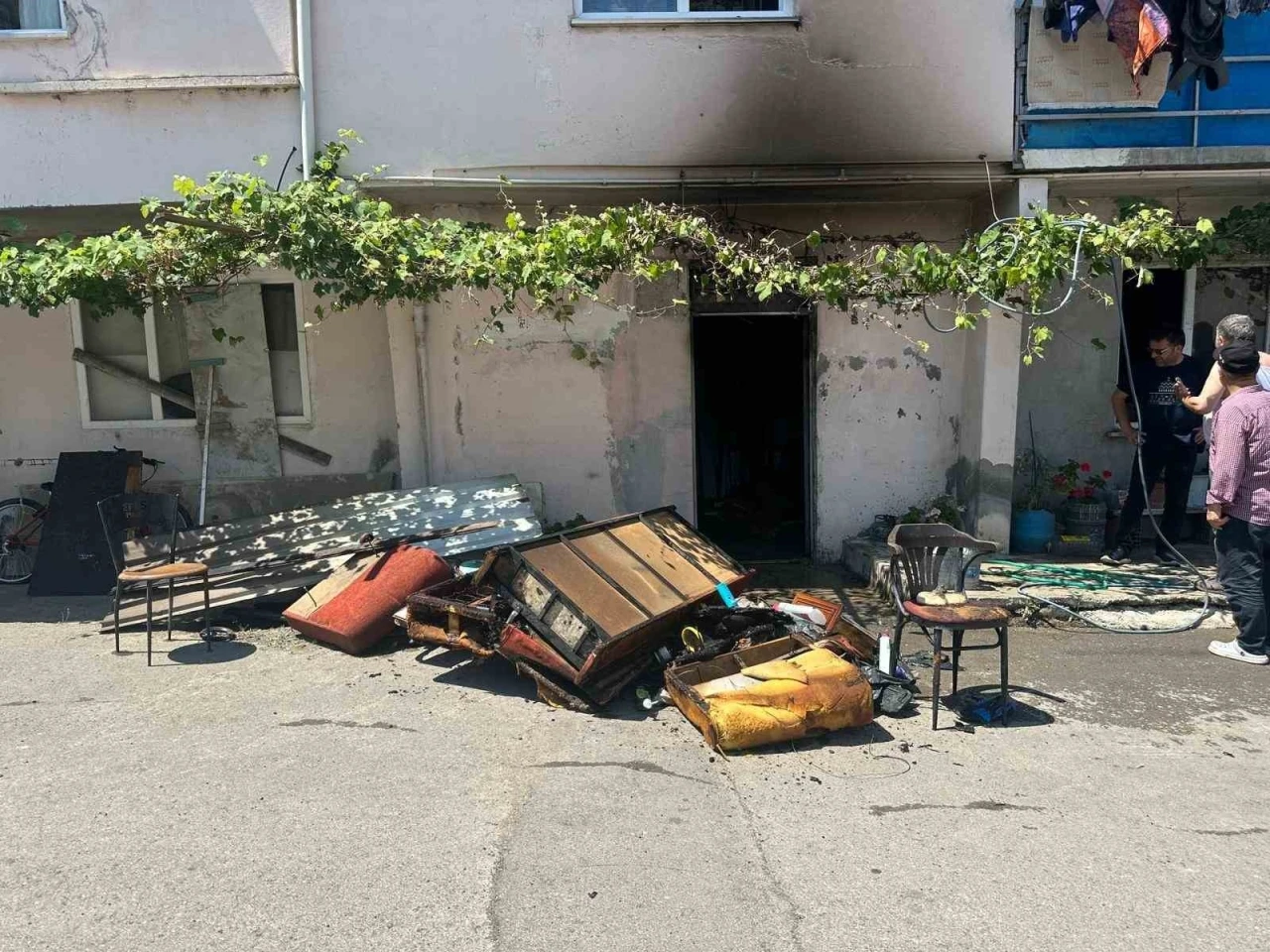 Samsun&rsquo;da yangın paniği
