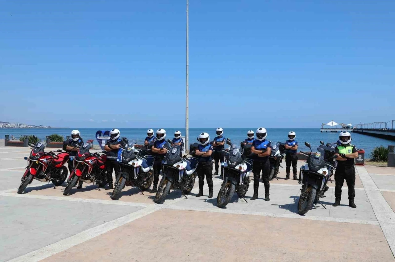 Samsun&rsquo;da zabıtaya hızlı m&uuml;dahale g&uuml;c&uuml;: Motosikletli ekipler sahada

