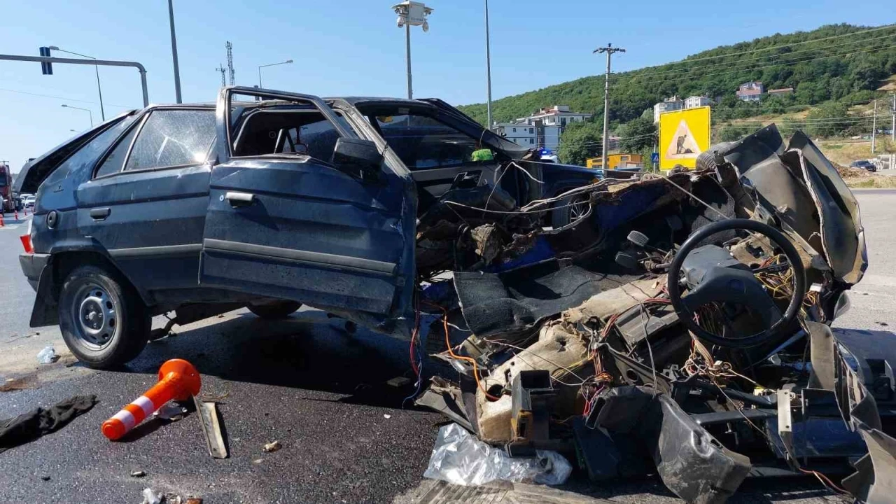 Samsun’da zincirleme kaza: 3’ü ağır 4 yaralı
