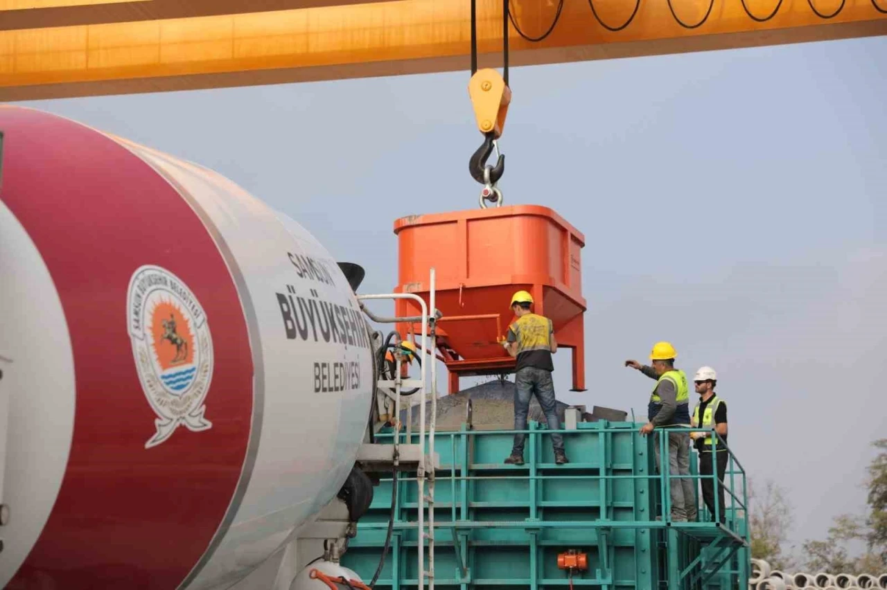 Samsun, &quot;betonarme prefabrik su deposu&quot; üreten şehir oldu
