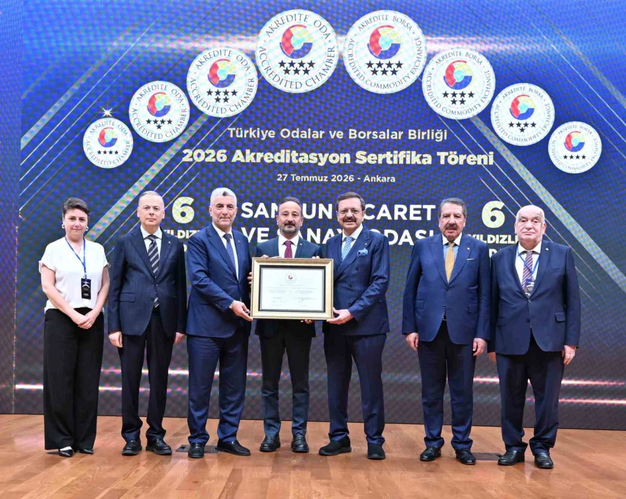 Samsun TSO&rsquo;nun akreditasyon gururu
