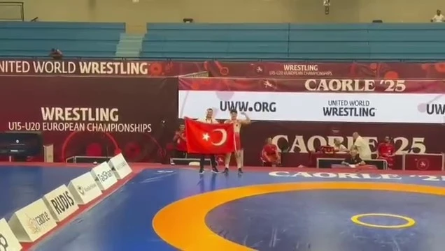 Samsunlu sporcu Aksu, Avrupa şampiyonu oldu
