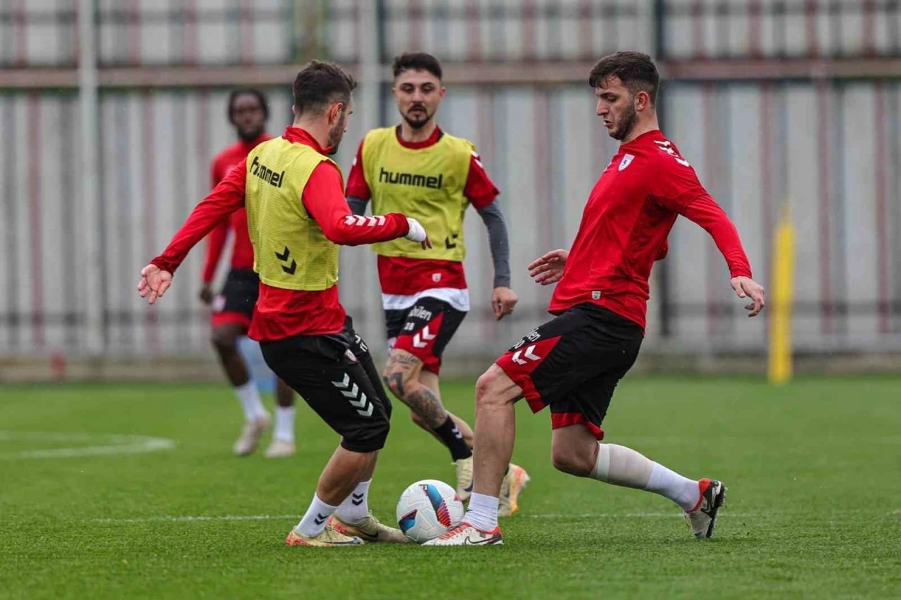 Samsunspor, Eyüpspor maçının hazırlıklarını sürdürdü
