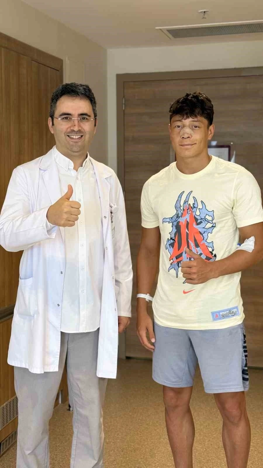 Samsunsporlu Haluk Mustafa Tan ameliyat oldu
