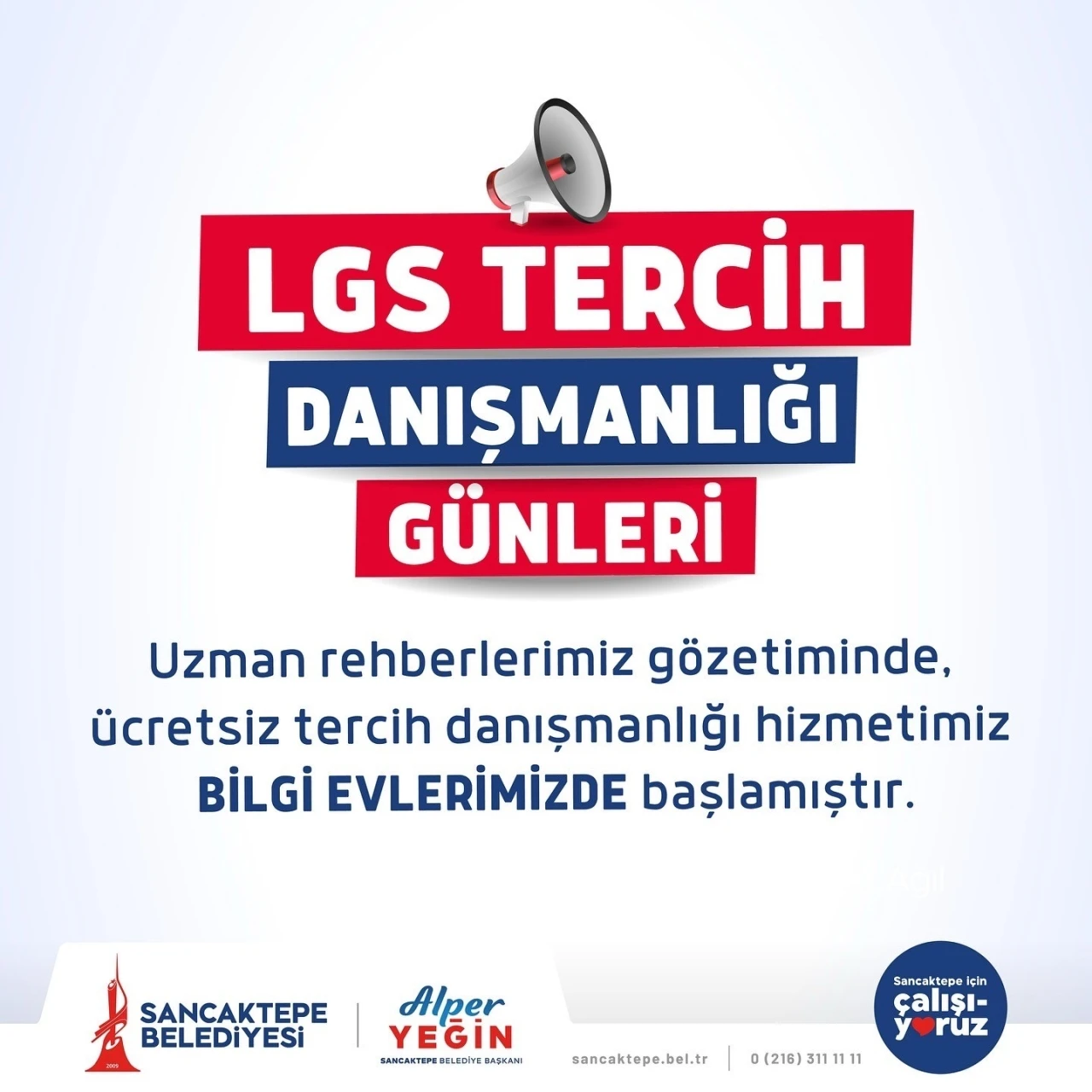 Sancaktepe Belediyesi’nden LGS tercih sürecine büyük destek
