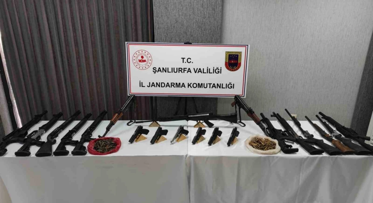 Şanlıurfa’da silah kaçakçılığı operasyonu: 14 gözaltı