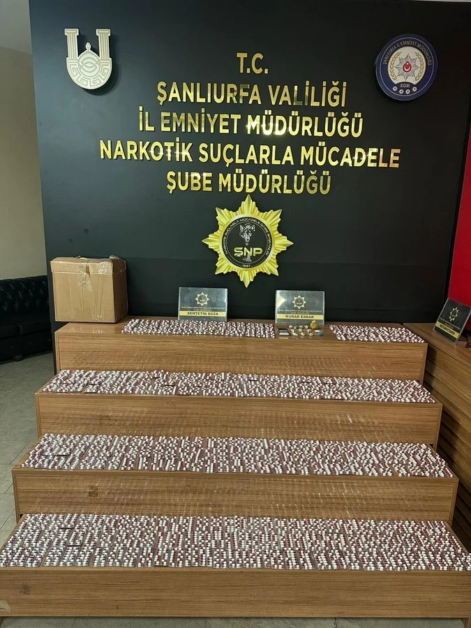 Şanlıurfa’da uyuşturucu operasyonu: 3 gözaltı
