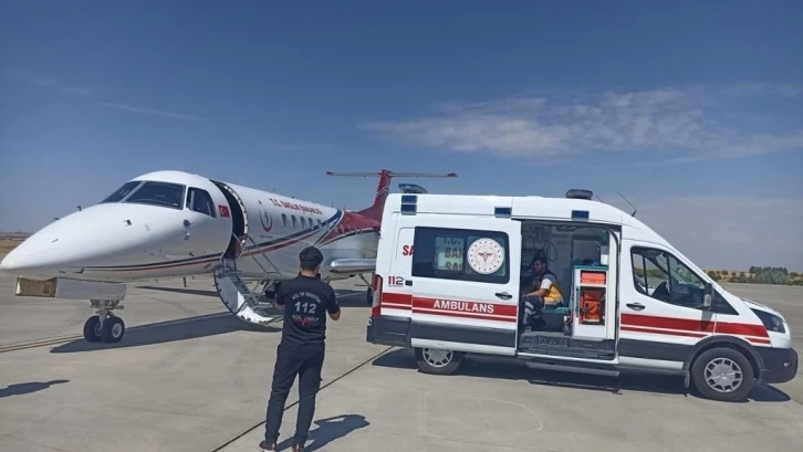 Şanlıurfa’daki hasta bebekler ambulans uçak ile İstanbul’a sevk edildi
