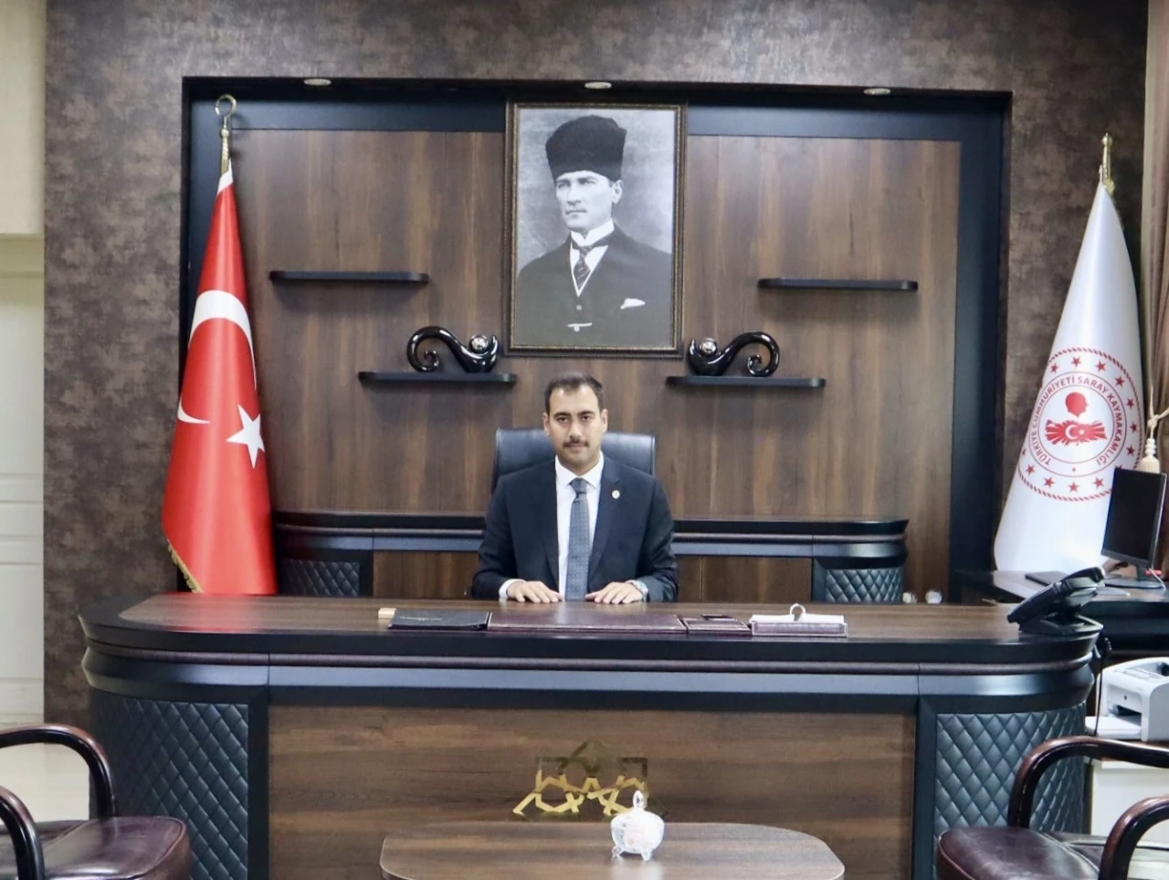 Saray Kaymakamı Türkoğlu göreve başladı
