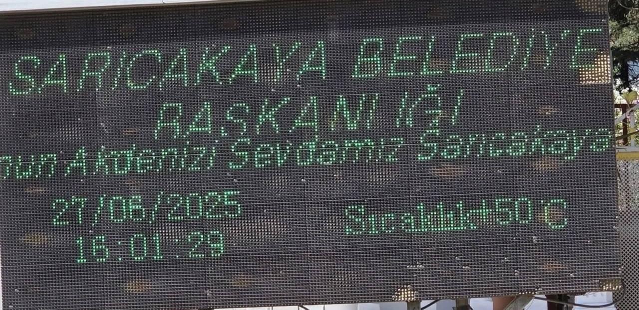 Sarıcakaya’da termometreler 50 dereceyi gösterdi
