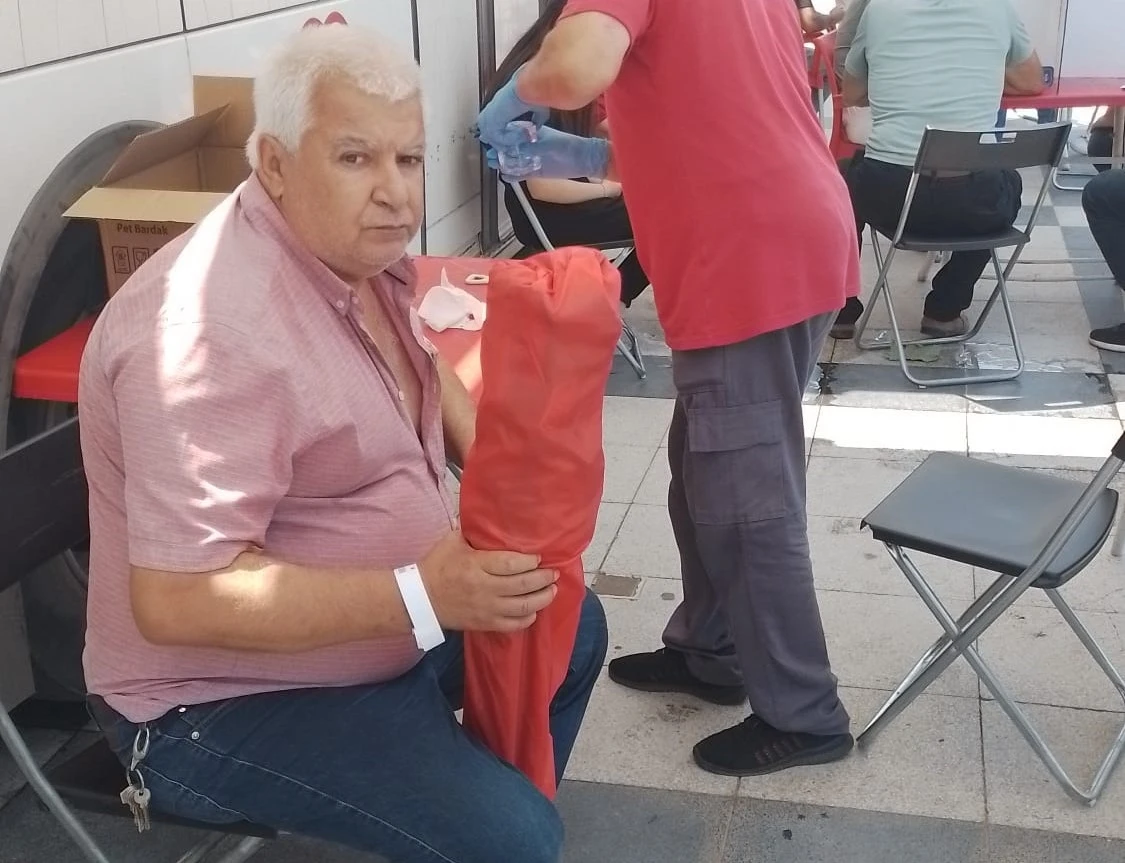 Sarıgöl’de hayırsever destekli kan bağışı kampanyası
