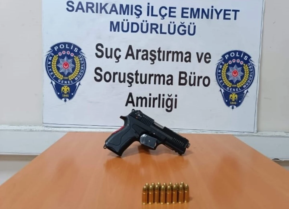 Sarıkamış’ta silah ele geçirildi
