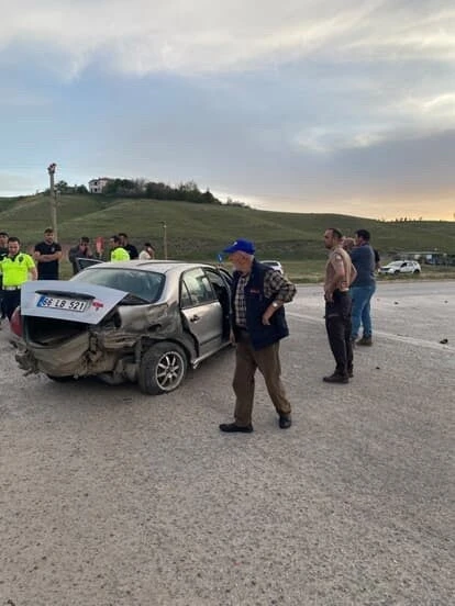 Sarıkaya’da iki araç çarpıştı: 1 yaralı
