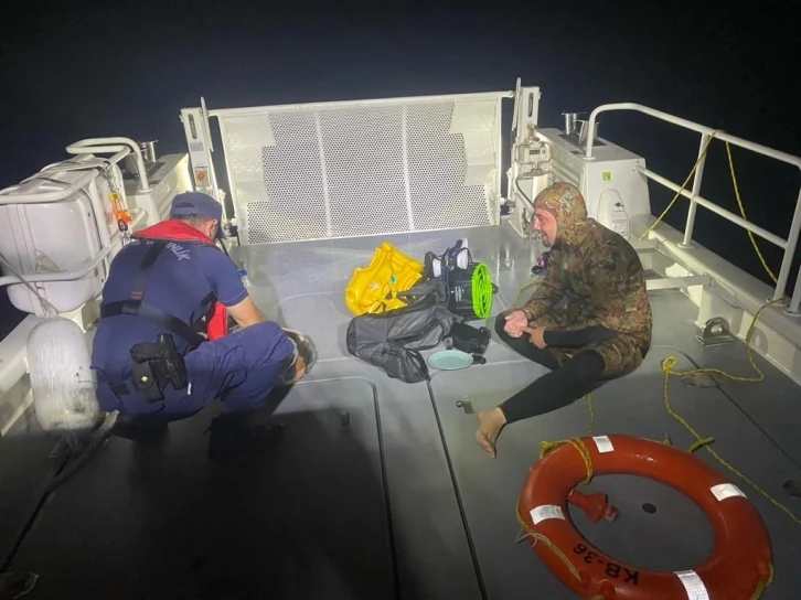 Sea Scoter ile Yunan adasına ka&ccedil;maya &ccedil;alışırken yakalandı
