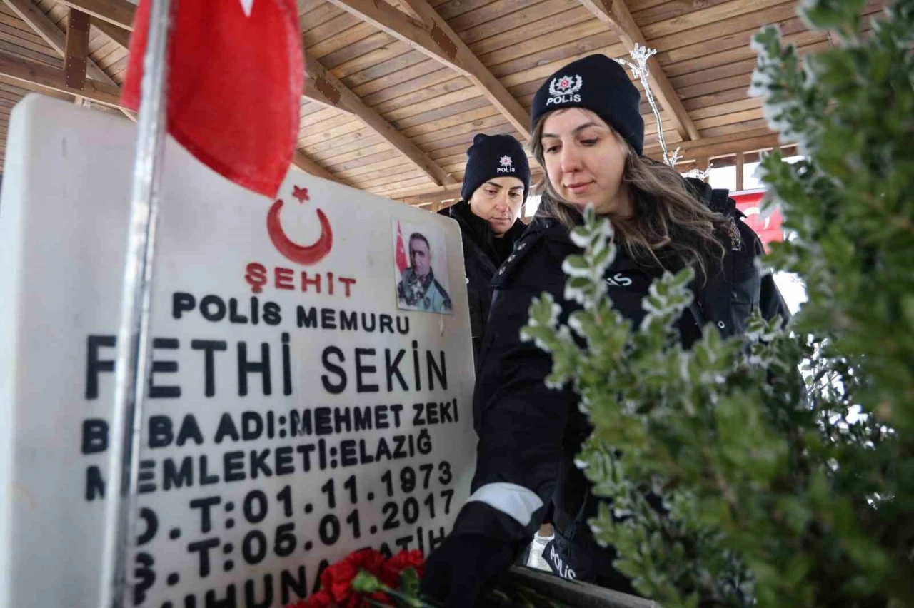 Şehit Fethi Sekin kabri başında anıldı
