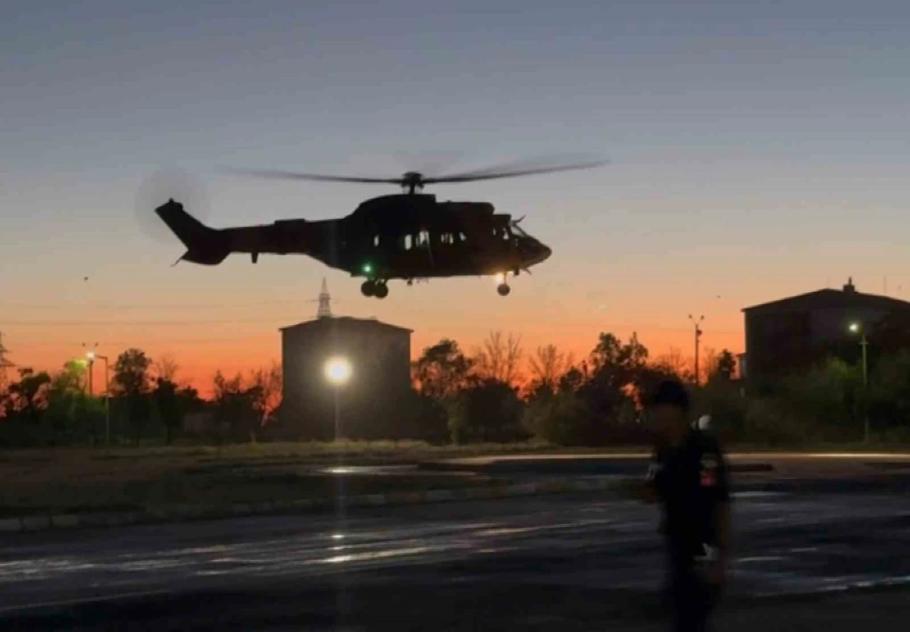 Şehit Hilal&rsquo;in cenazesi helikopterle Aksaray&rsquo;a getirildi
