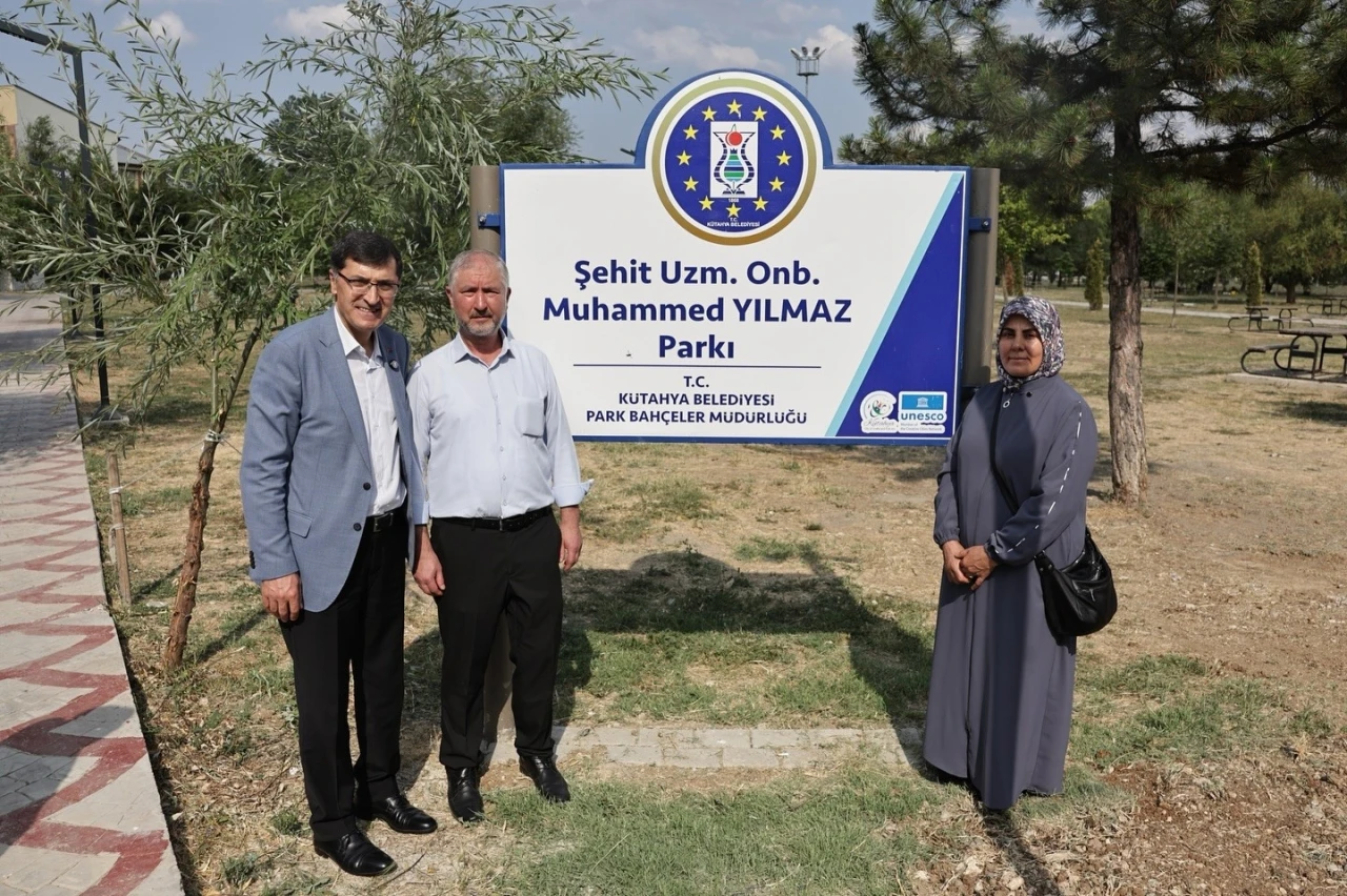 Şehit Muhammed Yılmaz’ın adı parkta yaşatılacak
